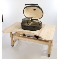 Grillbord i cypresstr til Primo Grill