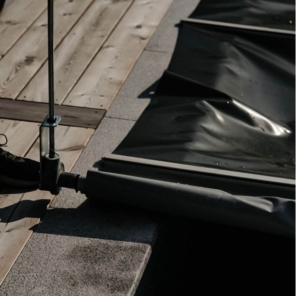 Capella sikkerhedscover til rektangulær pool