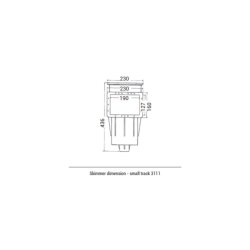 Hayward Skimmer small til Liner Pool 3111