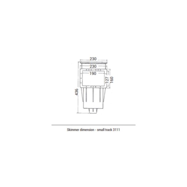 Hayward Skimmer small til Liner Pool 3111