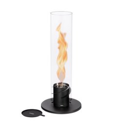 SPIN 90 Table-top fireplace black