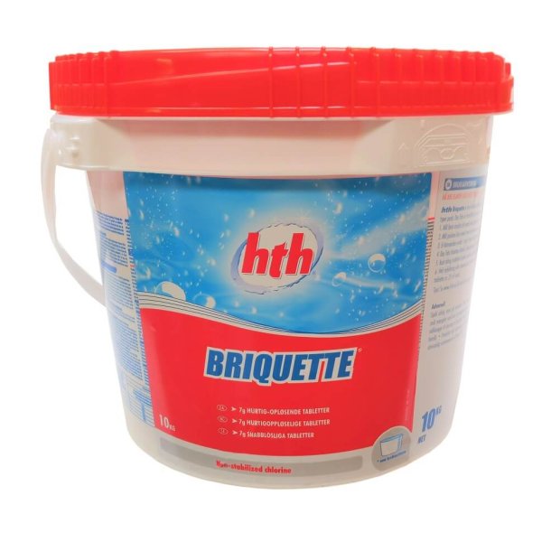 Hth Briquette Klortablet 7 g  - uden Cyanursyre - 10 kg