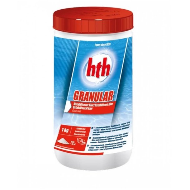 Hth - Klor Granulat til Pool - uden Cyanursyre -1 kg