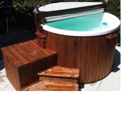 Isoleret lg 184 cm Coffee - Til Topspa XS og Citytub