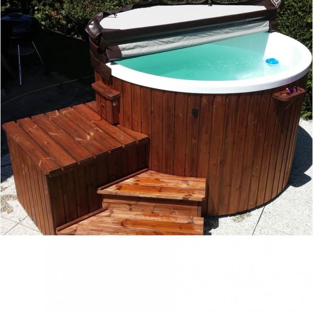 Isoleret lg 184 cm Coffee - Til Topspa XS og Citytub