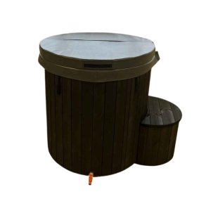 Isoleret cover til Isbad 100 cm Grey