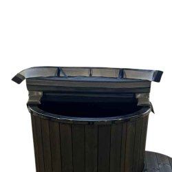 Isoleret cover til Isbad 100 cm Grey