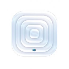 Oppustelig Firkantet Isoleringspude 1,28*1,28 m til spa