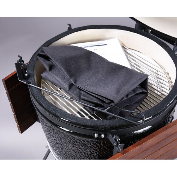 Kamado Grill - Keramisk - Sort 49,5 cm