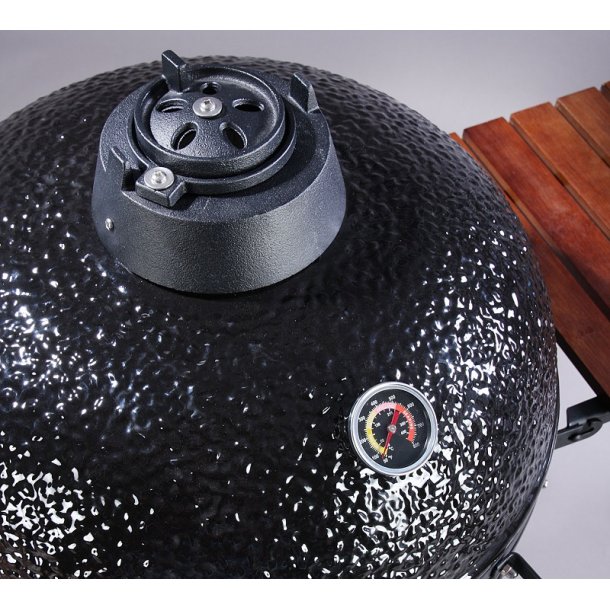 Kamado Grill - Keramisk - Sort 49,5 cm