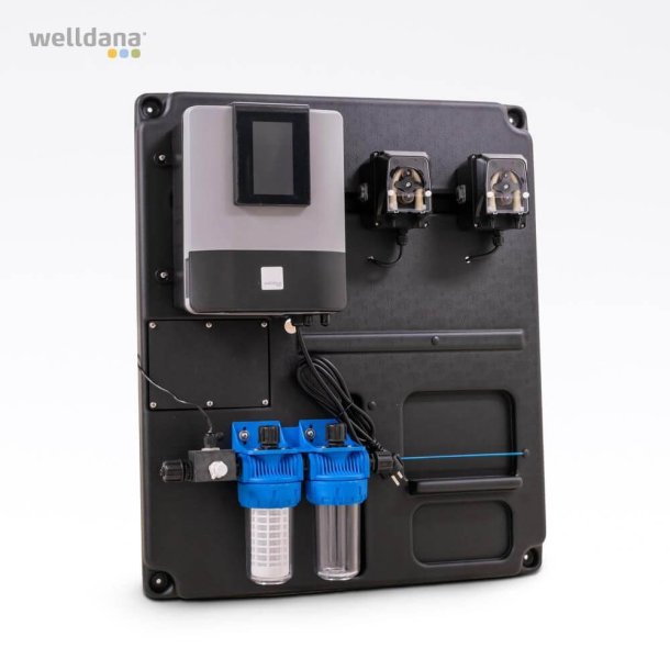 Fuldautomatisk kemi - og Poolstyring - pH og klor tilstning - Wifi