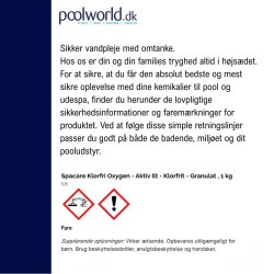 Spacare Klorfri Oxygen - Aktiv Ilt - Klorfrit - Granulat - 1 kg