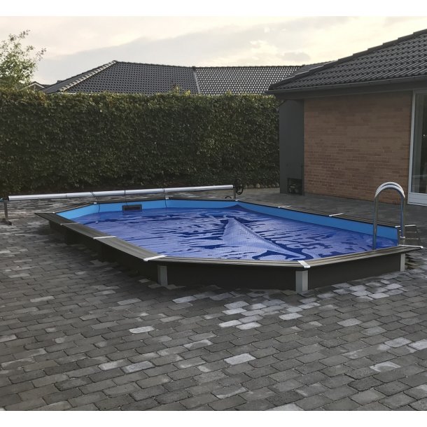 Komposit Tr Pool Oval H 1,24 m Fs i 3 strrelser