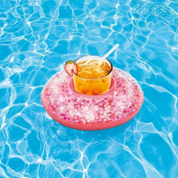 Glitter Kopholder 25 cm til Pool og Spa - Oppustelig