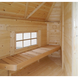 Kota Sauna Hytte med brndeovn 2 rum 9 m2