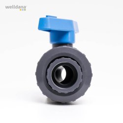 Kugleventil - PVC - 2-vejs - Ø50 mm - til limning