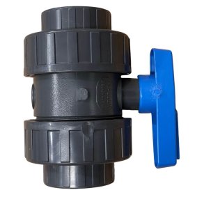 Kugleventil - PVC - 2-vejs - 50 mm - til limning