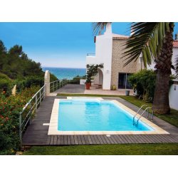 Madeira Komposit Pool H 1,4 m  Flere st�rrelser