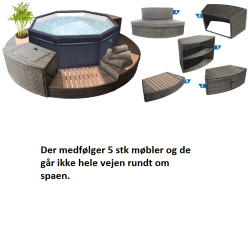 Octopus Udespa med 5 Mbel elementer