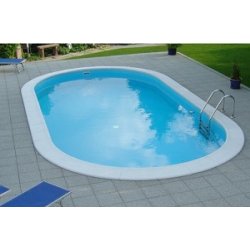 Oval Pool Pakke 4,16x8x H1,5 m Komplet med Udstyr