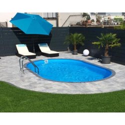 Oval pool pakke Toscana 3,2x6x H 1,5 m Komplet med Udstyr