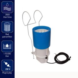 Overflade Filtersystem til Vildmarksbad 3600 liter BWT