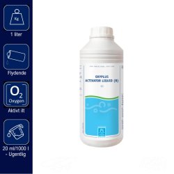 Spacare - Aktivator flydende 1 liter - Oxyplus - Klorfri badevand