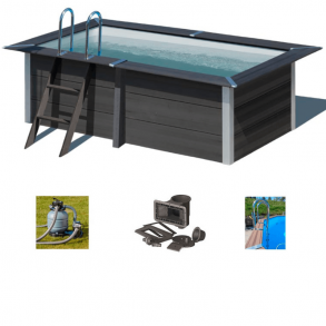 Komposit Tr Pool Rektangulr 3,26 m Hjde 0,96 m Gre