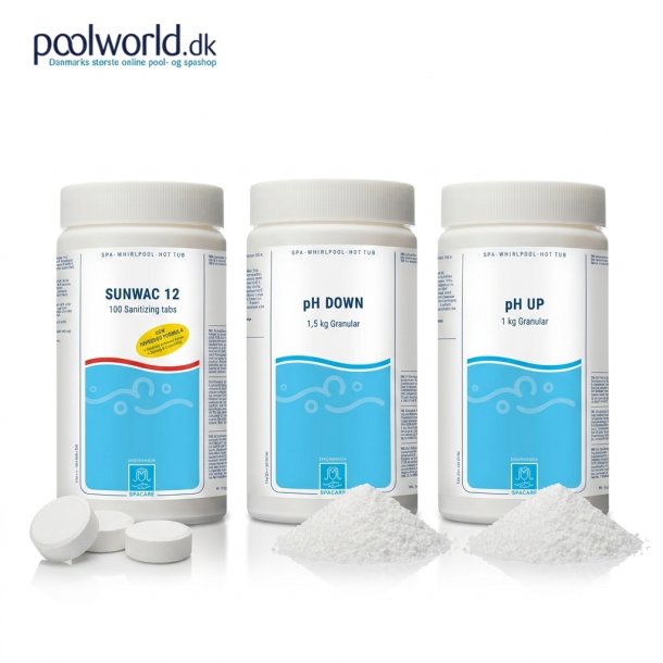 Spacare Sunwac 12 Klor Tablet 10 g - 100 stk - 1 kg