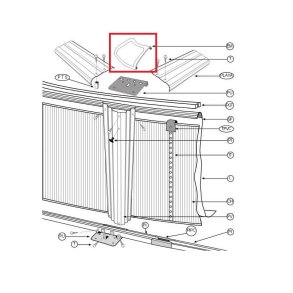 Plastik cover Hvid Gre pool 120 cm