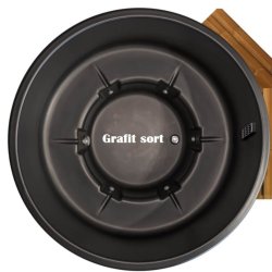 Citytub Arctic Vildmarksbad - Isoleret med Gasovn - Grafit sort