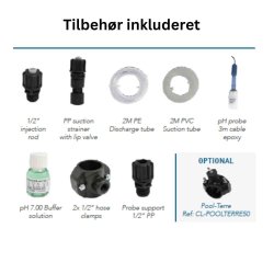 Poolex Ph Styring og doseringspumpe til Pool