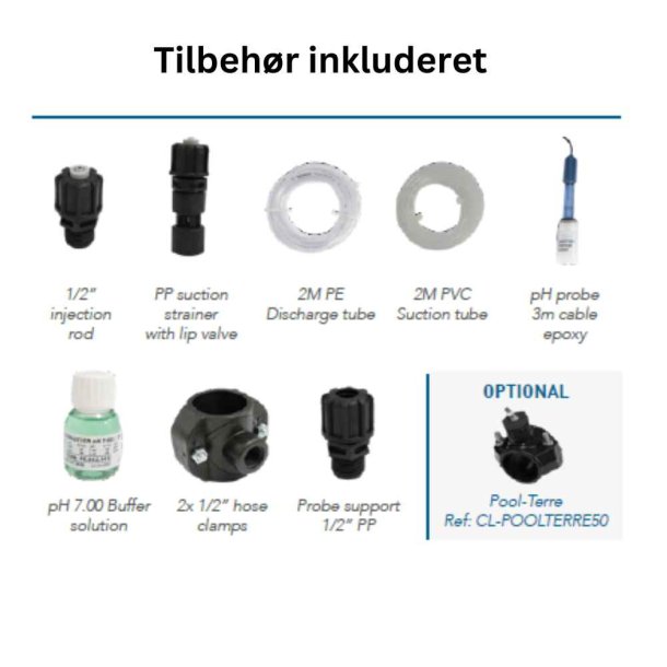 Poolex Ph Styring og doseringspumpe til Pool