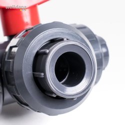 3-vejs Drejeventil PVC  50 mm
