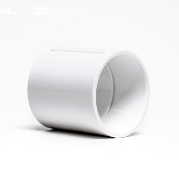 PVC fitting - Lime Muffe - 60 mm - Hvid