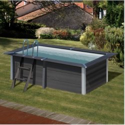 Komposit Tr Pool Rektangulr 3,26 m Hjde 0,96 m Gre