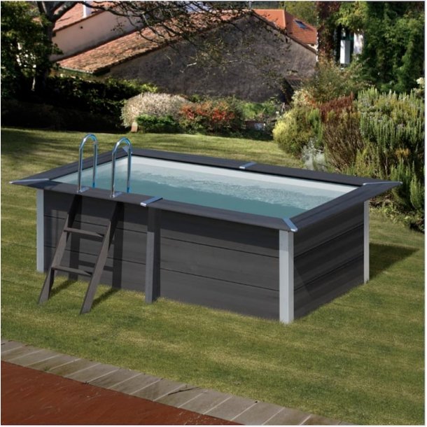 Komposit Tr Pool Rektangulr 3,26 m Hjde 0,96 m Gre