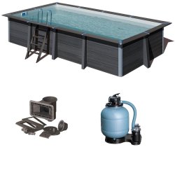 Komposit Tr Pool Rektangulr 606x326x124 cm