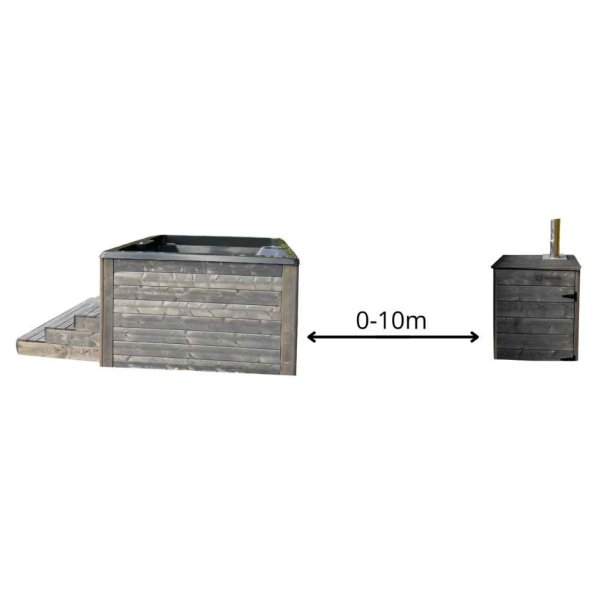 REXENER Polar - Vildmarksbad med Dieselvarmer - Gabro Black Night