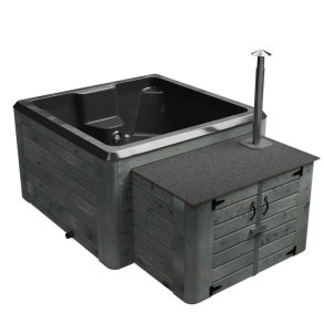 REXENER Polar - Vildmarksbad med Dieselvarmer - Gabro Black Night