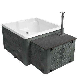 REXENER Polar - Vildmarksbad med Dieselvarmer - Arctic White Day