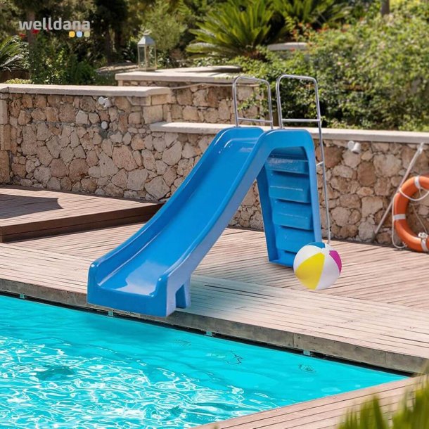 Rutsjebane Lige til Pool 230 x 50 x 130 cm MZ