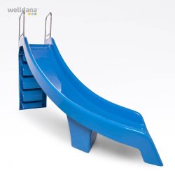 Rutsjebane 45 grader venstre til Pool 310x130x50 cm