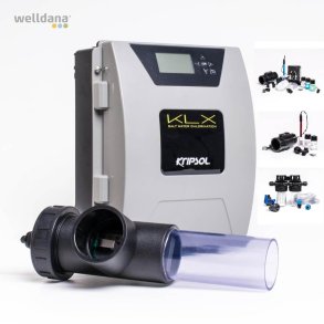 KLX - 2i1 Saltklorinator og Poolstyring - ph og Klor styring