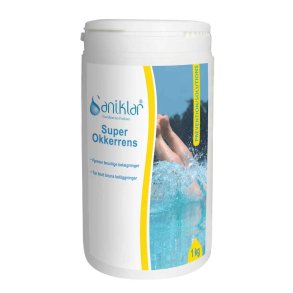 Super okkerrens til pool og spa 1 kg