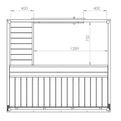 Saunahytte Brico Saml selv