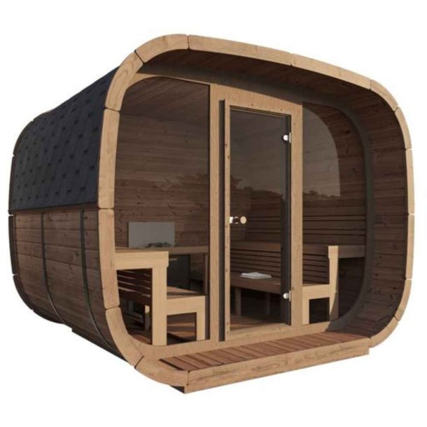 Sauna Cubus Premium med Brndeovn