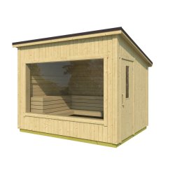 Sauna hytte - Kalle - Fuldt Isoleret