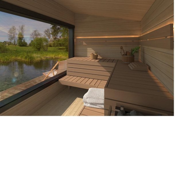 Sauna hytte - Kalle - Fuldt Isoleret