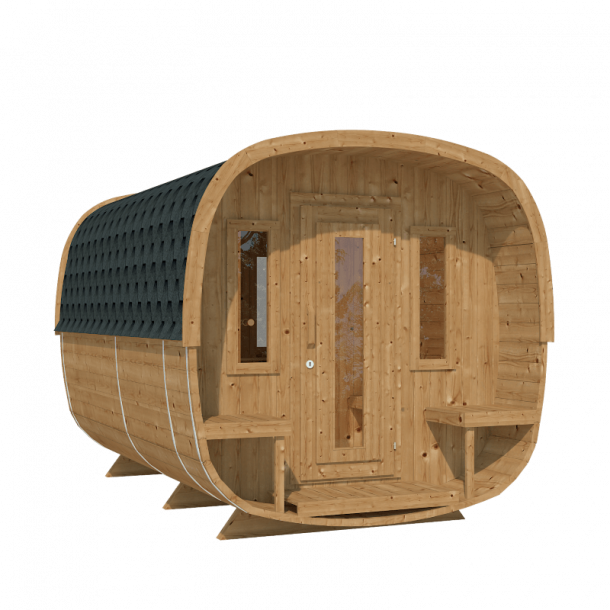 Sauna 400 cm med elovn ICON